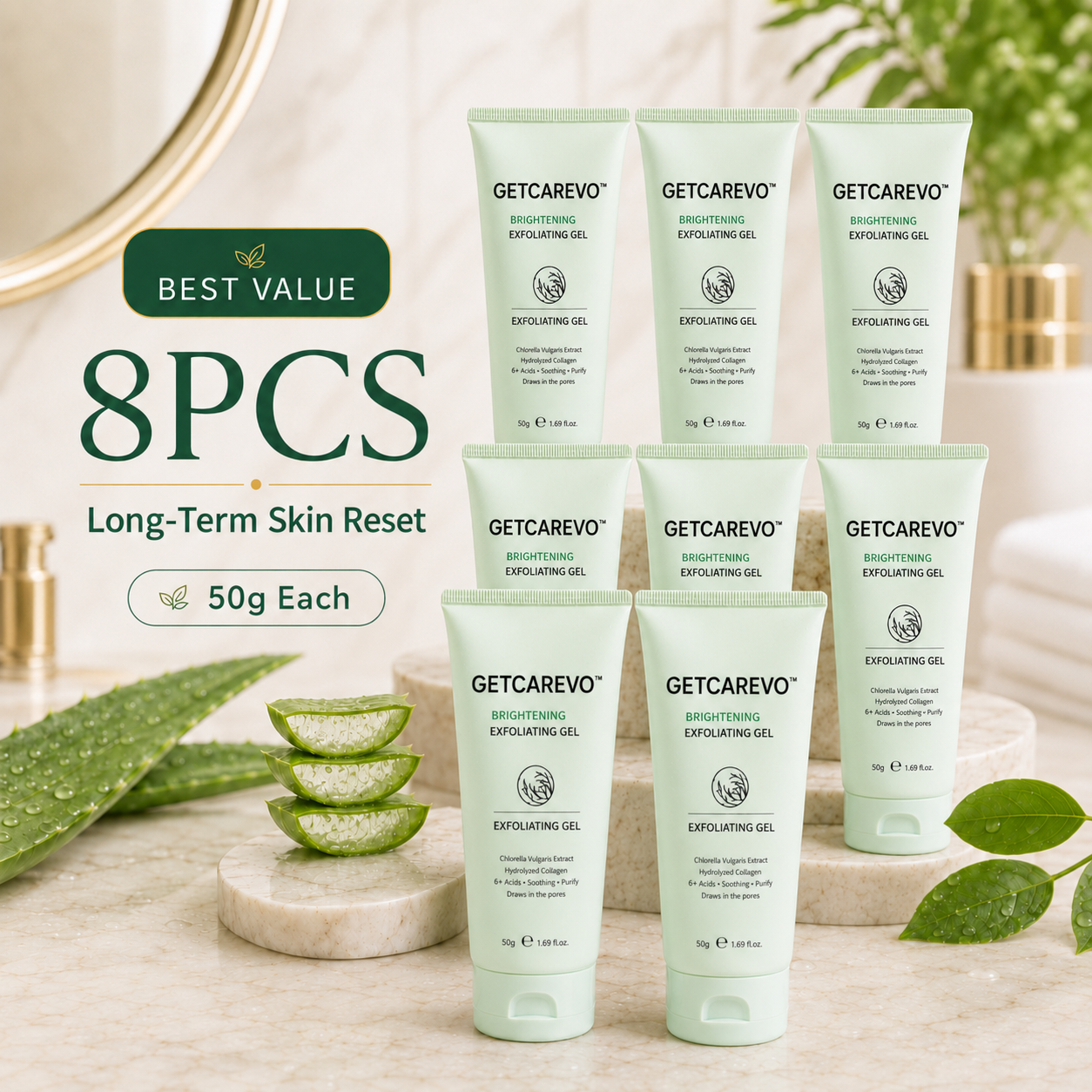 Mycariva™ Face & Body Soft Peel Glow Reset Gel