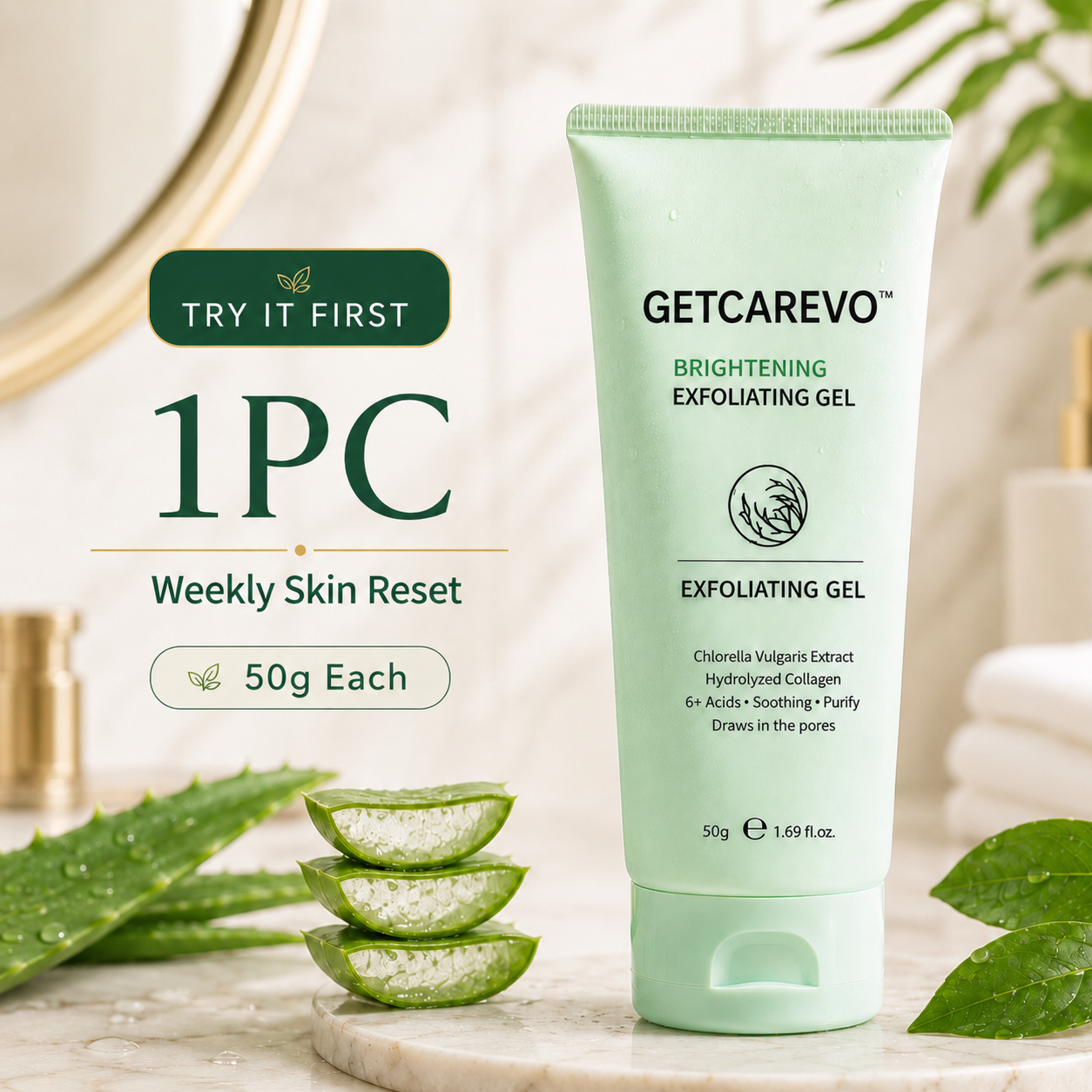 Mycariva™ Face & Body Soft Peel Glow Reset Gel