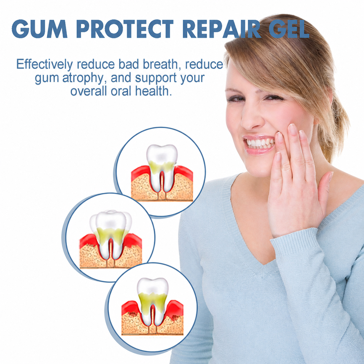 Mycariva™ Teeth Repair Gel revitalizes gums and whitens teeth within the first week