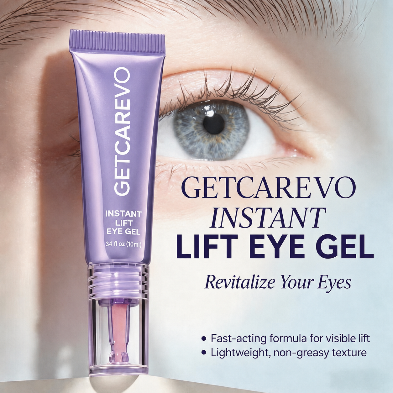 Mycariva™Instant Lift Eye Gel – Smooth Wrinkles & Reduce the Look of Under-Eye Bags 👁️💜