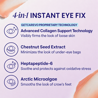 Mycariva™Instant Lift Eye Gel – Smooth Wrinkles & Reduce the Look of Under-Eye Bags 👁️💜